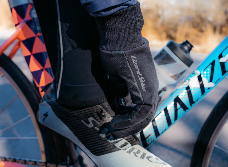 Lizard Skins Monitor 3 SZN Windproof Long Finger Gloves - Jet Black-4